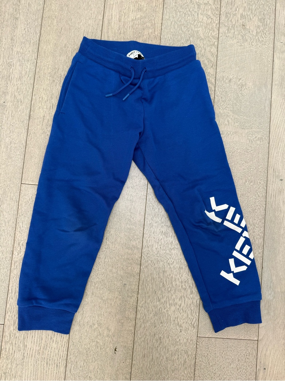 Kenzo Royal Blue Kids Logo Joggers